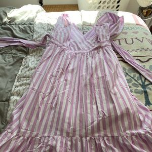 Pink and white J. Crew dress NWT size 12